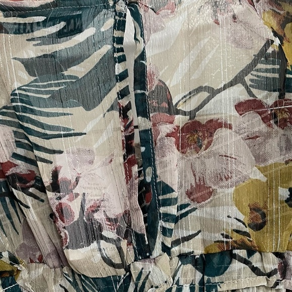 Walter Baker Serena top Key largo smocked metallic - Picture 8 of 10